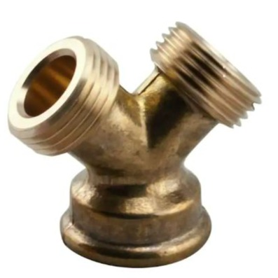 3/4 in. FHT x 1 in. FHT x 3/4 in. MHT Brass Wye