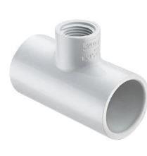 Reducing Combo Tee Slip x FIPT 2 1/2" x 2 1/2" x 1" PVC