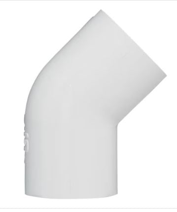 45° Elbow Slip 1" PVC