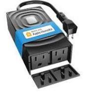 Meross WiFi Smart Outdoor Plug with 2 Grounded Outlets,
