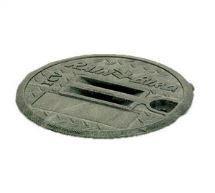 6" green lid only round