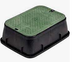 Valve Box JUMBO RECT. LID, GREEN